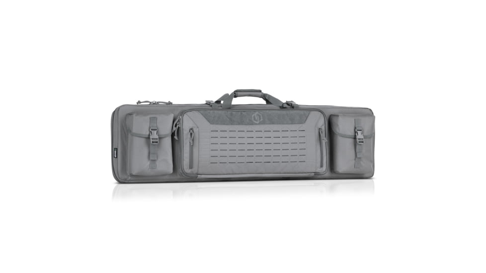 Savior Equipment Urban Warfare Double Rifle Case, Grey, 51in L x 12in H, RB-5112DG-VER2-GS