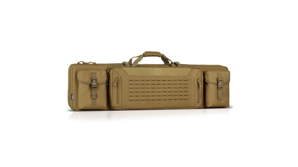 Savior Equipment Urban Warfare Double Rifle Case, Dark FDE, 54in L x 12in H, RB-5512DG-VER2-TN