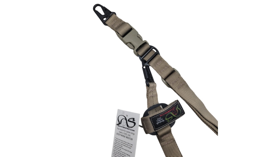 Savvy Sniper QUAD Sling, Snap Hook, Tan, QUADHKT