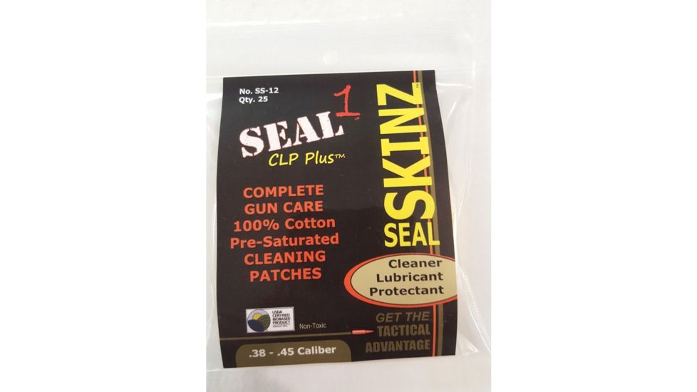 SEAL 1 Borecleaning Patches .38 -.45 25 Pieces per Pack SEASS12