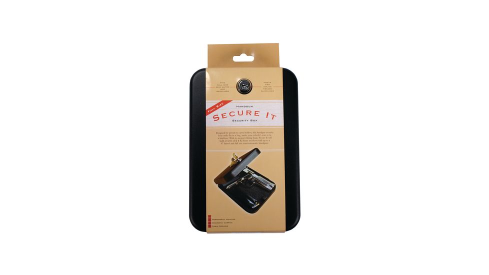 Secure It Handgun Security Box With Key Lock 12 Per Case 9