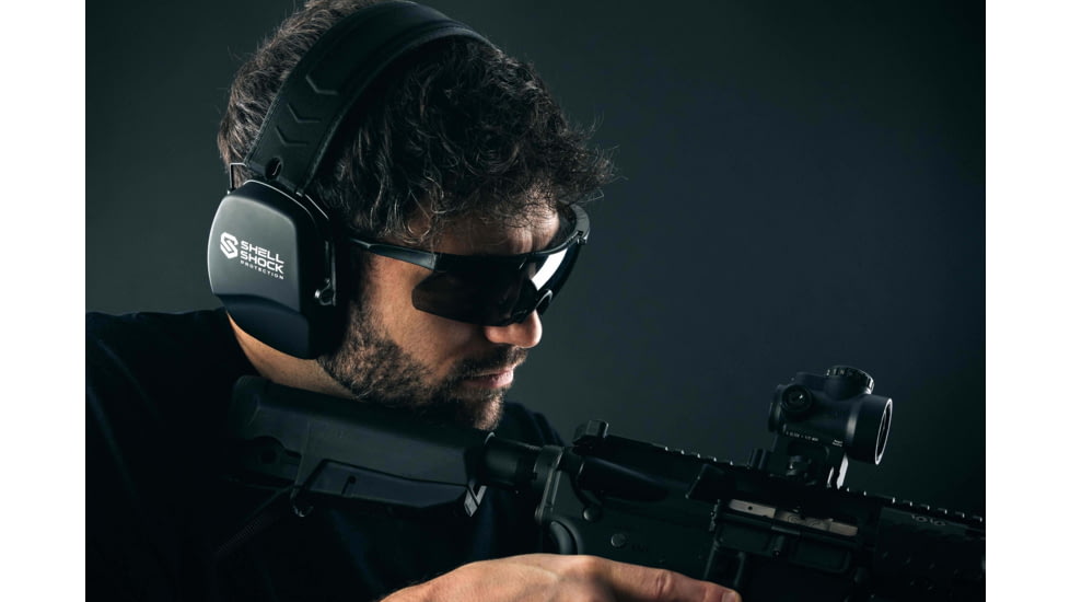 Shellshock Protection Eyes &amp; Ears Combo Protective Ear Muffs