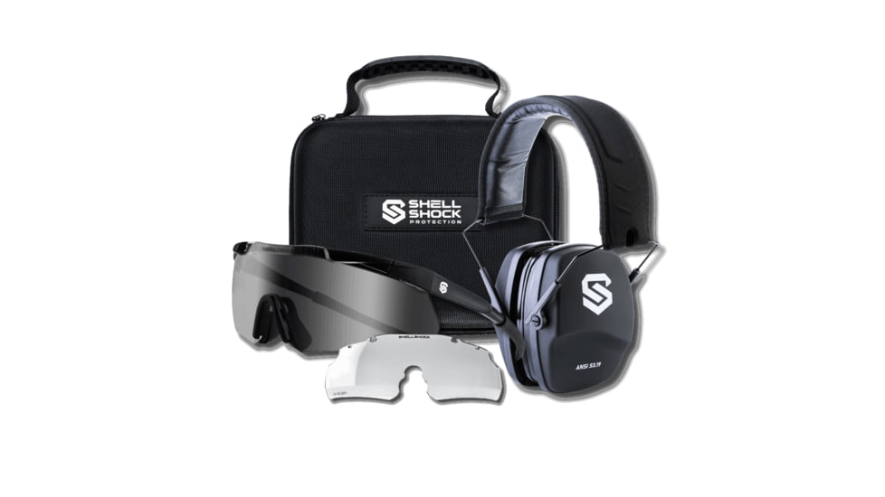 Shellshockpro Eyes &amp; Ears Combo, EYE-EAR-COMBO-CLEAR