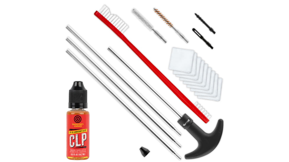 Shooter's Choice .17 Cal Rifle Cleaning Kit, Aluminum, SHF-SRK-17