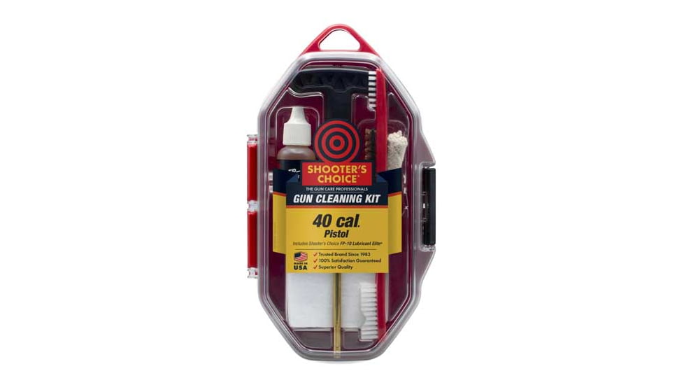 Shooter's Choice Pistol Gun Cleaning Kit, .40 Cal, SHF-SRS-40