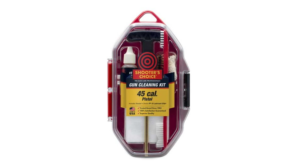 Shooter's Choice Pistol Gun Cleaning Kit, .45 Cal, SHF-SRS-45