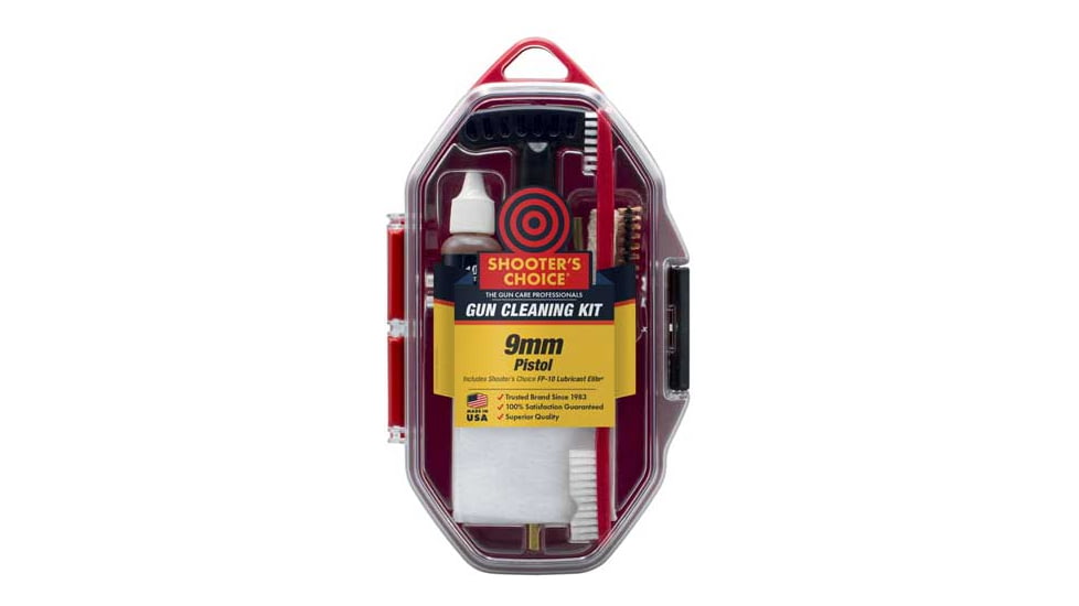 Shooter's Choice Pistol Gun Cleaning Kit, 9MM, SHF-SRS-9MM