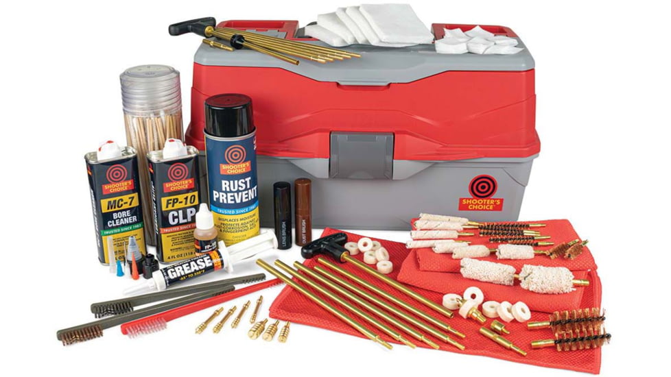 Shooters Choice 900MC Bullseye Box Cleaning Kit Multi-Caliber/12 Gauge Firearm T