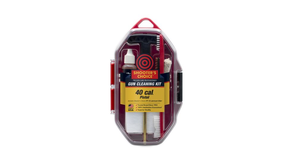 Shooters Choice Pistol Gun Cleaning Kit, .40 Cal, SHF-SRS-40