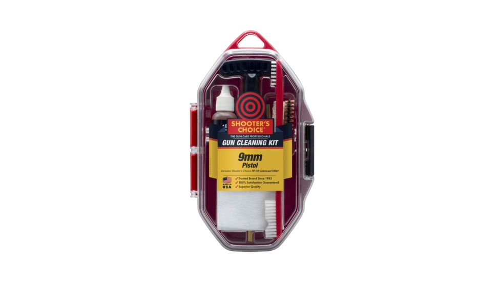 Shooter's Choice Pistol Gun Cleaning Kit, 9mm, SHF-SRS-9MM