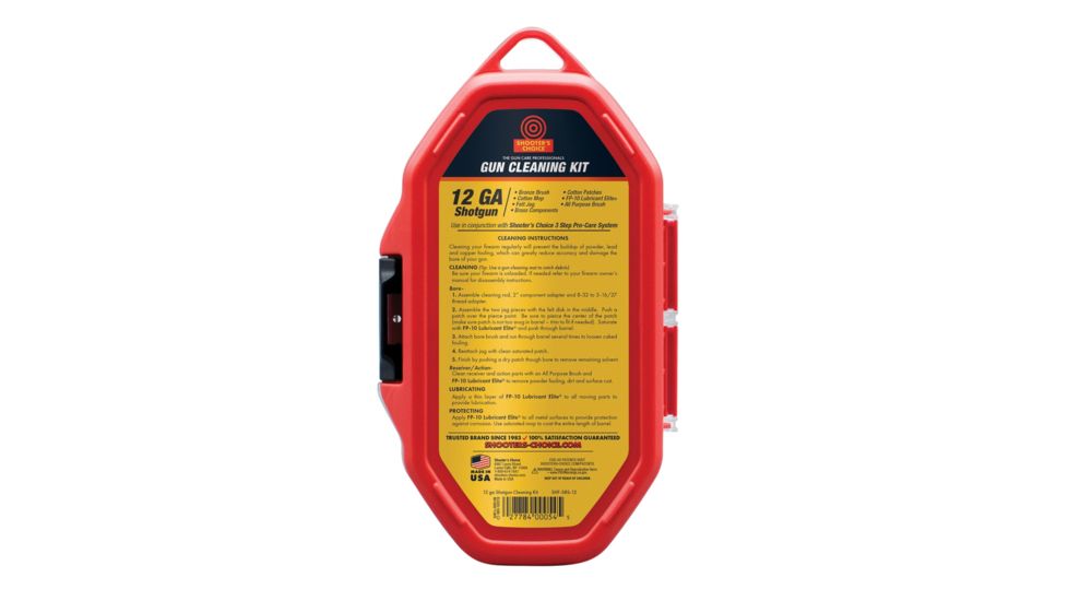 Shooter's Choice Shotgun Cleaning Kit, 12 GA, SHF-SRS-12