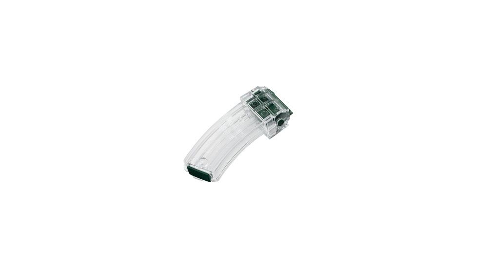 Champion Traps and Targets Ruger 10/22/Model 96/77 Rotary Rifle Magazine, .22 WMR, 25 Round, Double Stack, Clear, 1 Pack, Polycarbonate, 40421-25RD