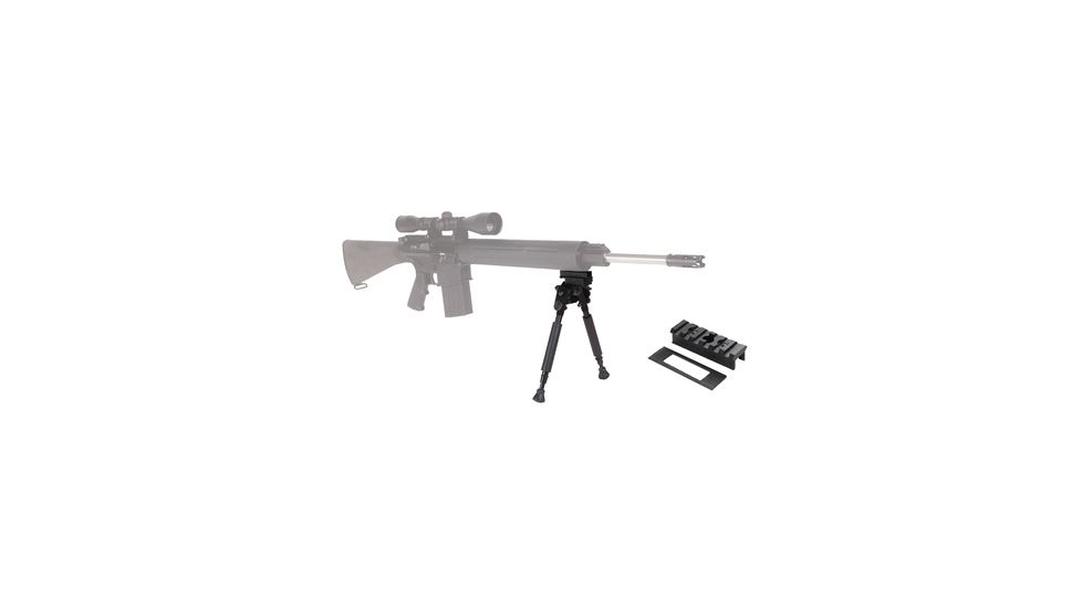 Shooters Ridge Deluxe Bi-Pod With Picatinny Rail Attachment 9-13 Inches Black 99555