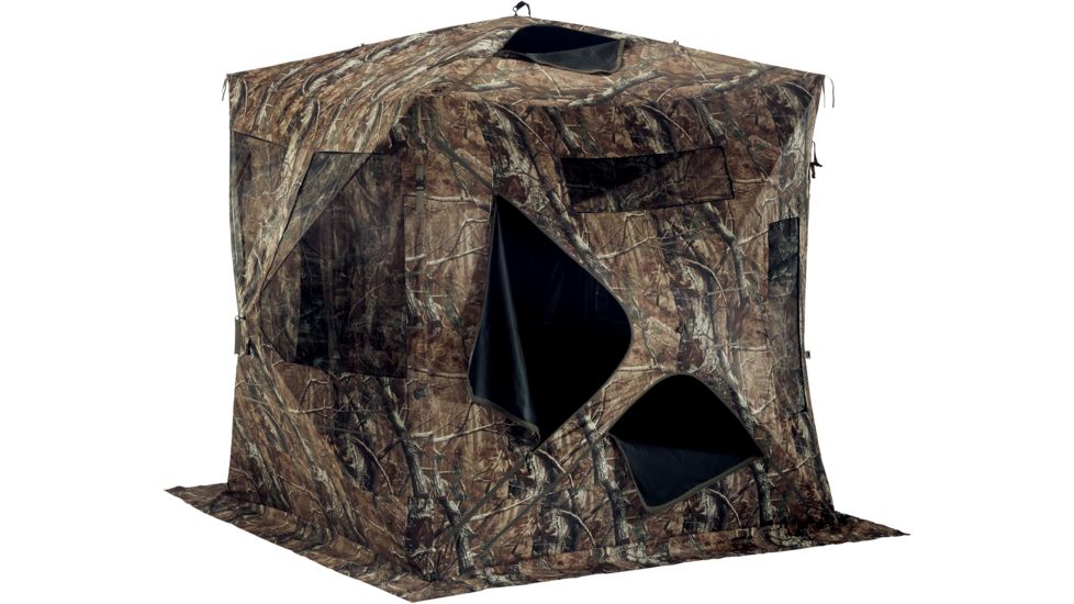 Shooters Ridge Sasquatch Hunting Blind (shown with RealTree AP brown-gray camouflage pattern)