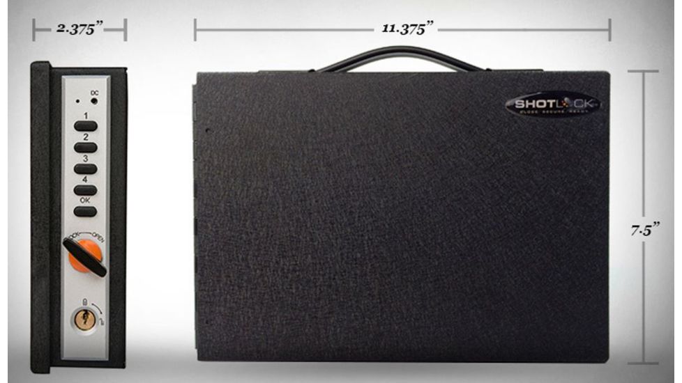 ShotLock Handgun 200E Solo-Vault Electronic Gun Safe S-HSV200E