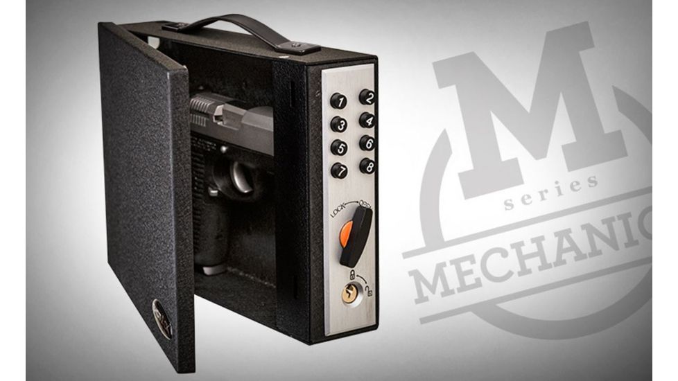 EDEMO ShotLock Handgun 200M Solo-Vault Mechanical Gun Safe S-HSV200M, EDEMO1