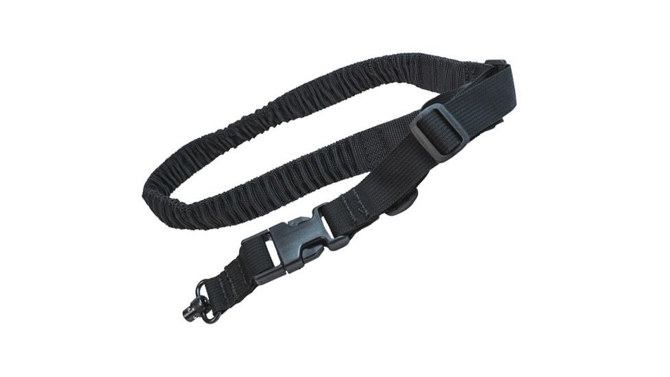 SIG SAUER Single Point Tactical Bungee Sling, Black, SLING-BUNGEE-1PT-TAC