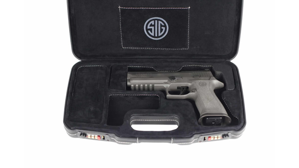 SIG SAUER Executive Case, Light Tan Leather/Brown Interior, 2018PL-EXEC/Brown-SIG