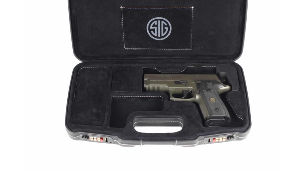 SIG SAUER Executive Case, Light Tan Leather/Brown Interior, 2018PL-EXEC/Brown-SIG