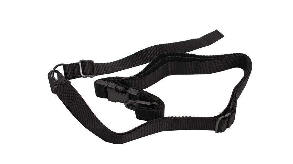SigTac Black Nylon Adjustable 2 Point Sling, HK Hooks SIG556 110074