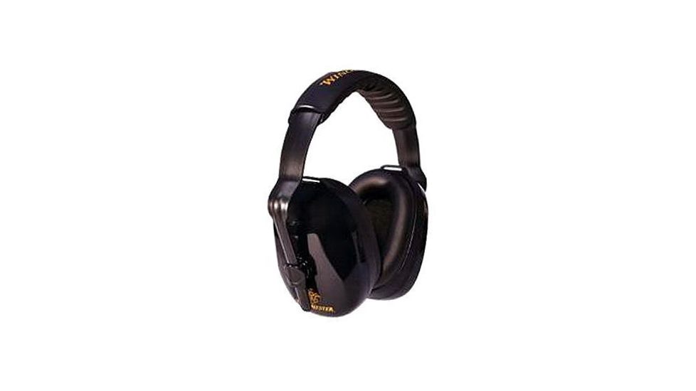 Silencio Black Earmuffs w/Winchester SXT Logo 3014900