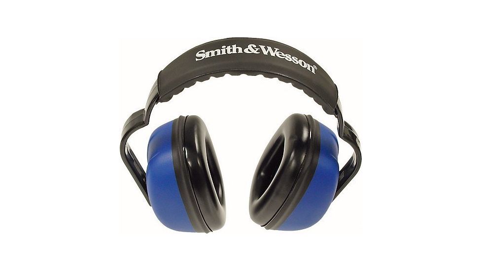 Silencio Blue Earmuffs w/Smith &amp; Wesson Logo 3012157