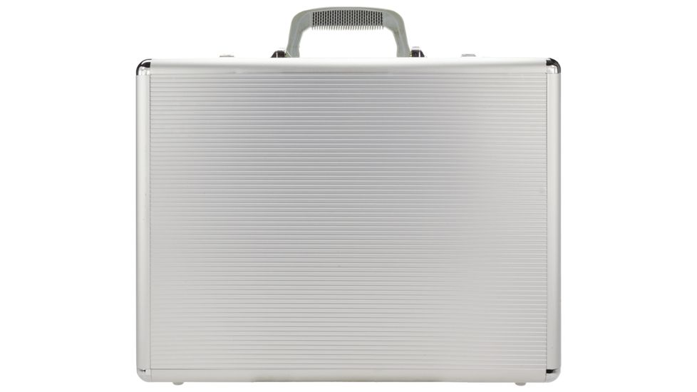 2nd AMENDMENT ALF40 12-15 Pistols 2 Comb Lck 18x14x5 ABS Plastic Silver