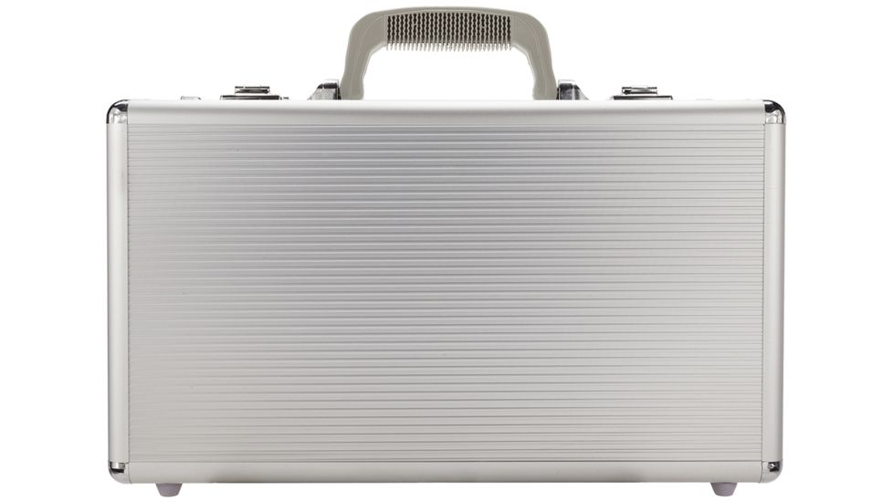 2nd AMENDMENT ALD25 Double-Sided 8-10 Handgun Case 4 Comb Lck16x9x6 ABS Plastic