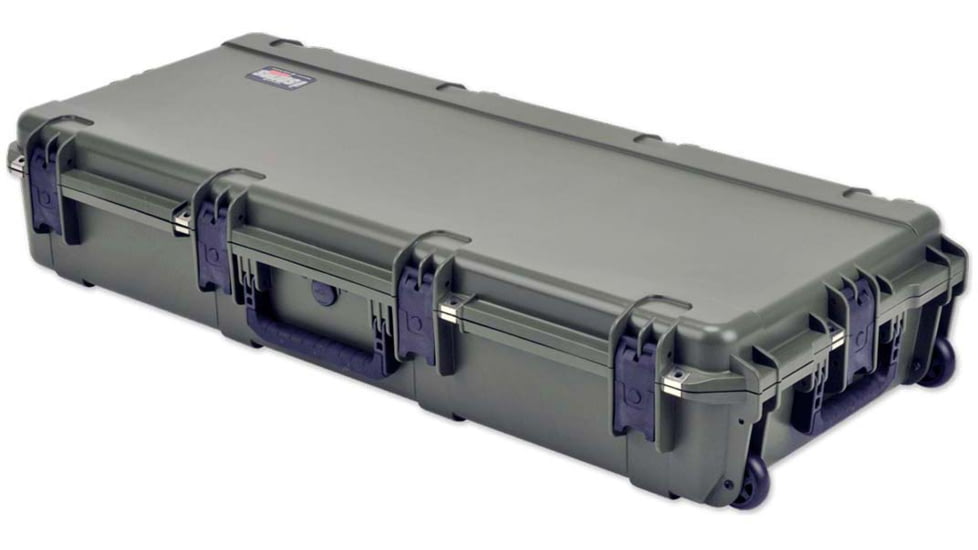 SKB Cases 4217-7 Double Bow / Rifle Case, OD Green, 3i-4217-DB-M