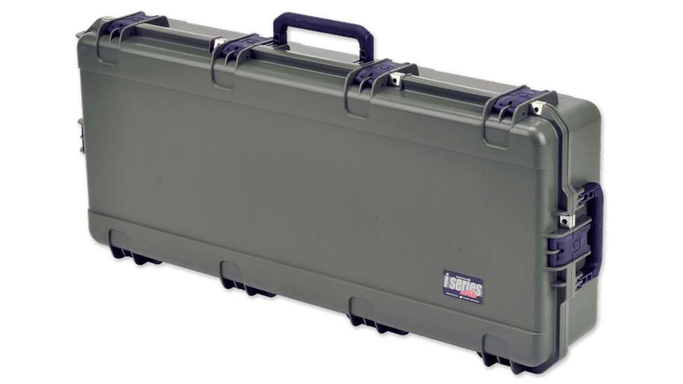 SKB Cases 4217-7 Double Bow / Rifle Case, OD Green, 3i-4217-DB-M