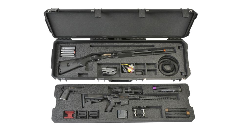 SKB Cases iSeries 3-Gun Competition Case,Black,53.125x17.25x7in 3i-5014-3G