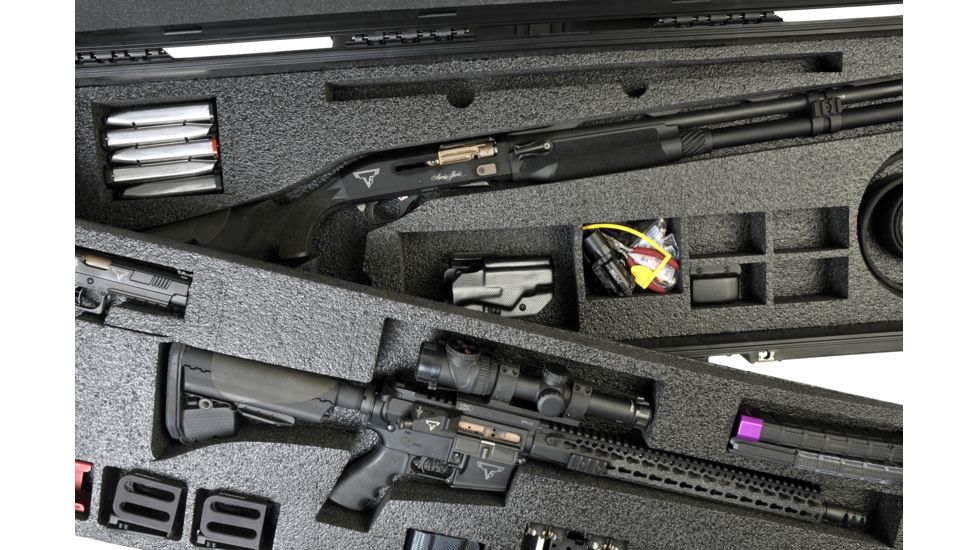 SKB Cases iSeries 3-Gun Competition Case,Black,53.125x17.25x7in 3i-5014-3G