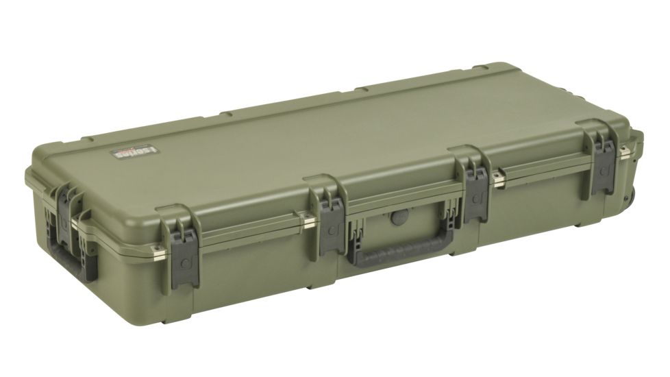 SKB Cases iSeries 4217 Mil-Spec AR / Short Rifle Case in Military Green, 45 1/4 x 19 5/8 x 8 3/8 3i-4217-7M-L