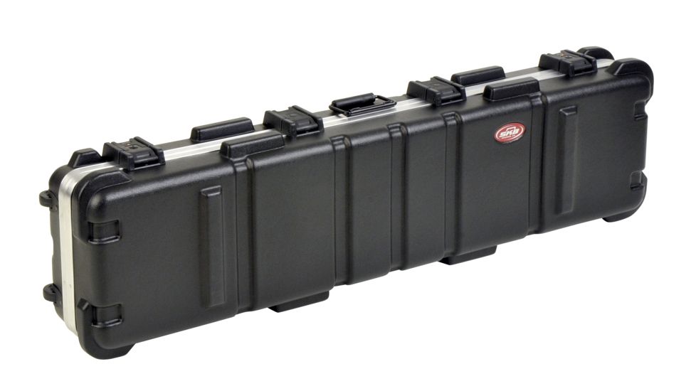 SKB Cases Low Profile ATA Case, Black w/ Wheels, 52x11x6in - 3SKB-5211W