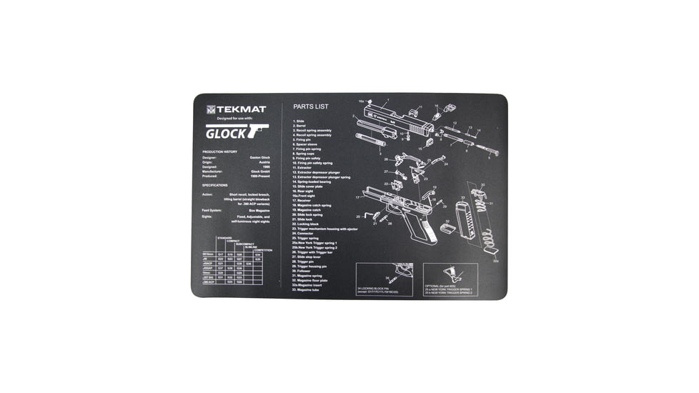 Slip 2000 Blueprint Gun Cleaning Mat 11x17 Inches For Fits Glock