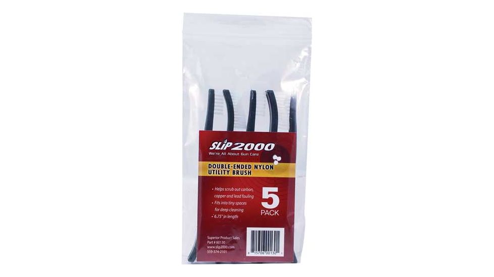 Slip 2000 Double Ended Nylon Utility Brush 5pack