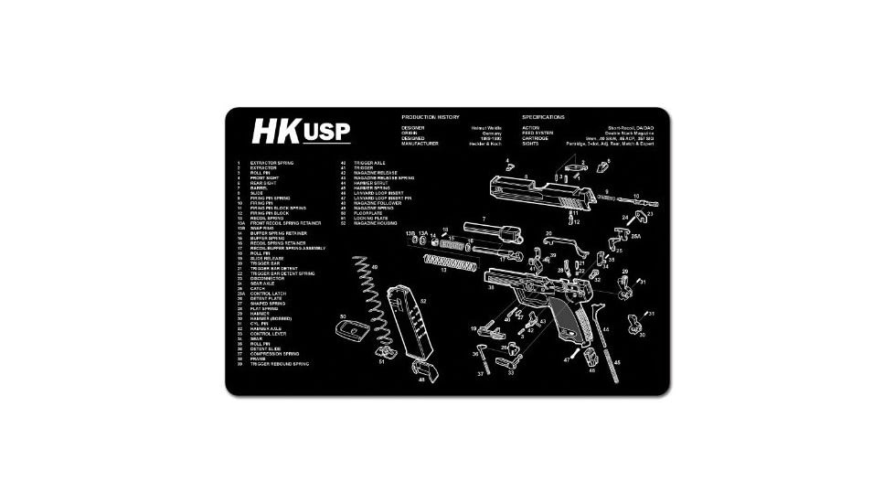 Slip 2000 Gun Cleaning Mat,11x17x1/8in,HK USP MAT-USP