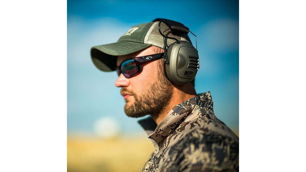 Smith &amp; Wesson Alpha Bluetooth Earmuff, Grey/Black, 1223616