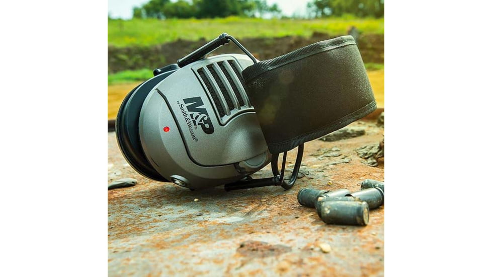 Smith &amp; Wesson Alpha Bluetooth Earmuff, Grey/Black, 1223616