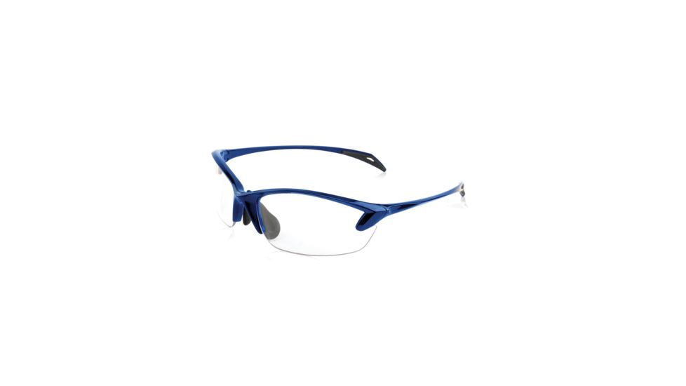 Smith &amp; Wesson Commander Shooting Glasses - Women's, Half Frame, Blue Clear,  110272