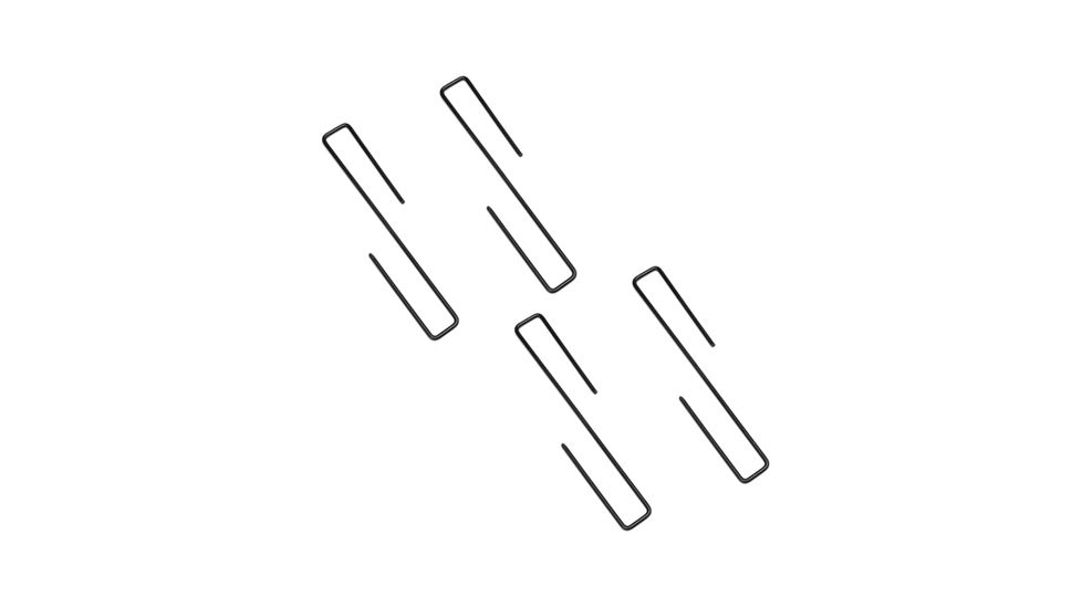 Snapsafe, A Hornady Company 4 Pack of .22 Caliber Handgun Hangers 75870