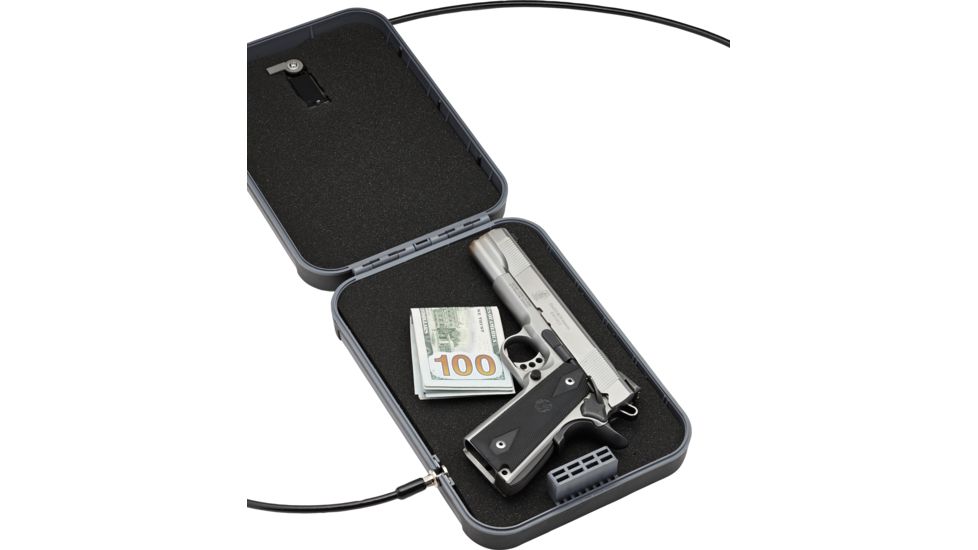 Snapsafe, A Hornady Company Lock Box With Key Lock XL Gun Safe, Polycarbonate, Black, NSN N, 75212