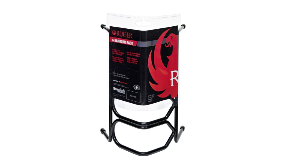 Snapsafe, A Hornady Company Ruger 6 Gun Pistol Rack, Black 75830R