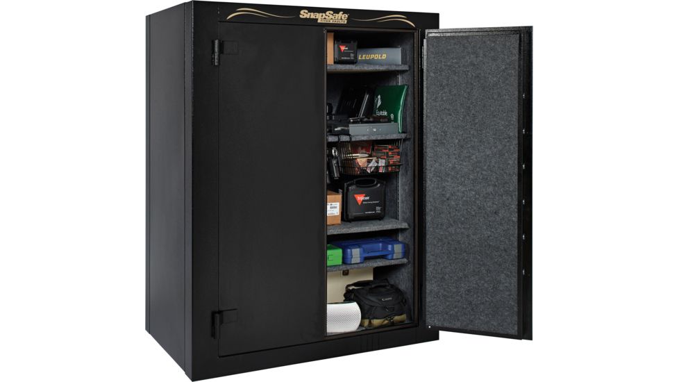 Snapsafe, A Hornady Company Super Titan XXL Double Door Gun Safe, Black, NSN N, 75013