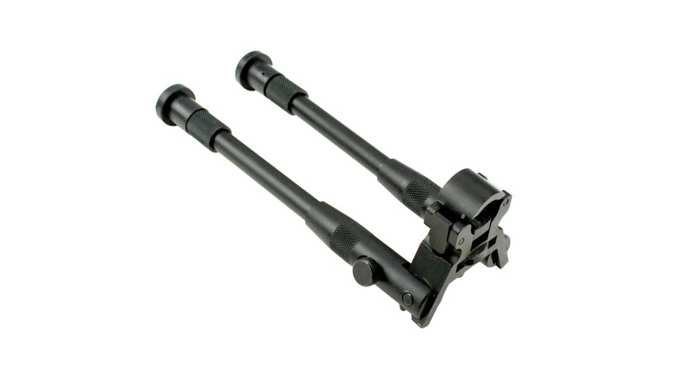 Sniper Tactical High Profile Folding / Height Adjustable Picatinny/Weaver Bipod, Black BP06