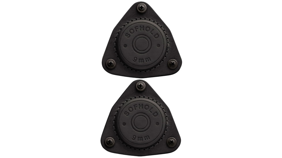 SofHold 9MM Bullet Gun Magnet Mount, 2 Pack, Black, 9mm-black-1-2PK