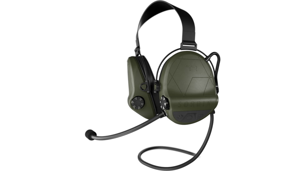 Sordin Supreme T2 CC Memory Foam Neckband, Green, 304006-20P