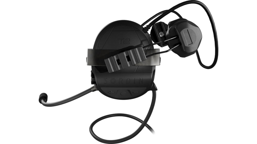 Sordin Supreme T2 CC RARC Memory Foam Helmet, Black, 304004-31P