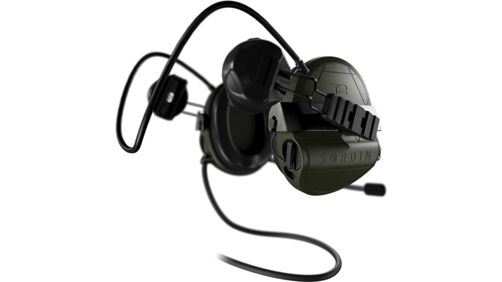 Sordin Supreme T2 CC RARC Memory Foam Helmet, Green, 304006-31P