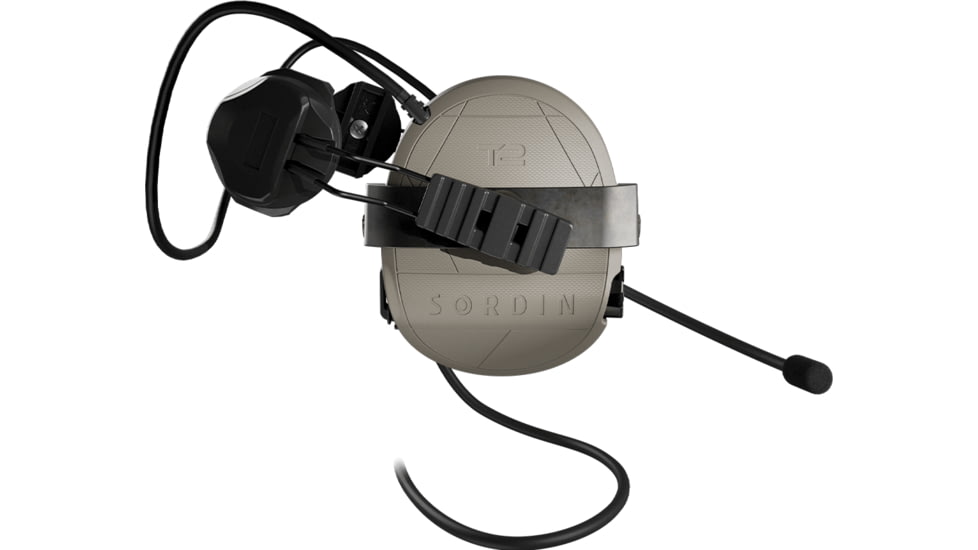Sordin Supreme T2 CC RARC Memory Foam Helmet, Tan, 304005-31P